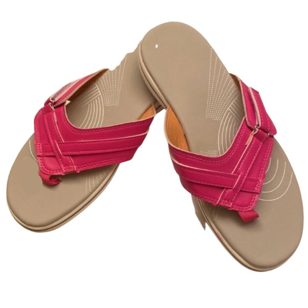 NWOT Pink Cushioned Sole Sandals